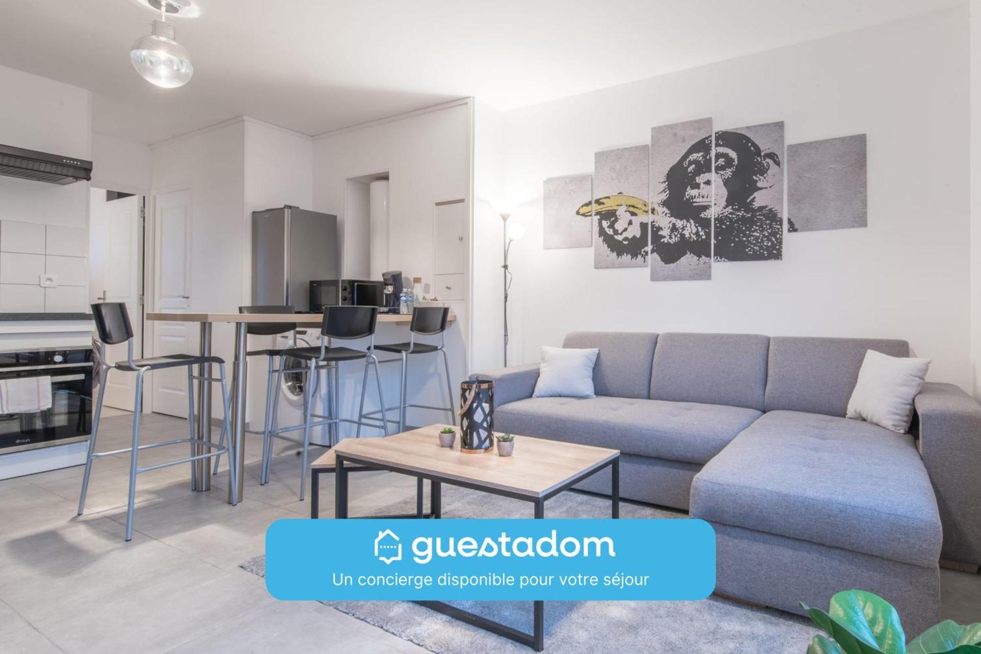 L'Urbain - 600M Gare - Parking Apartment แซงต์-นาแซร์ ภายนอก รูปภาพ